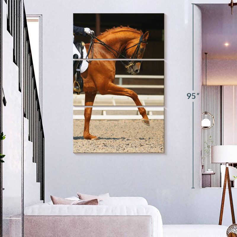 Cheval oseille Sireci, H 65 po x l 42 po