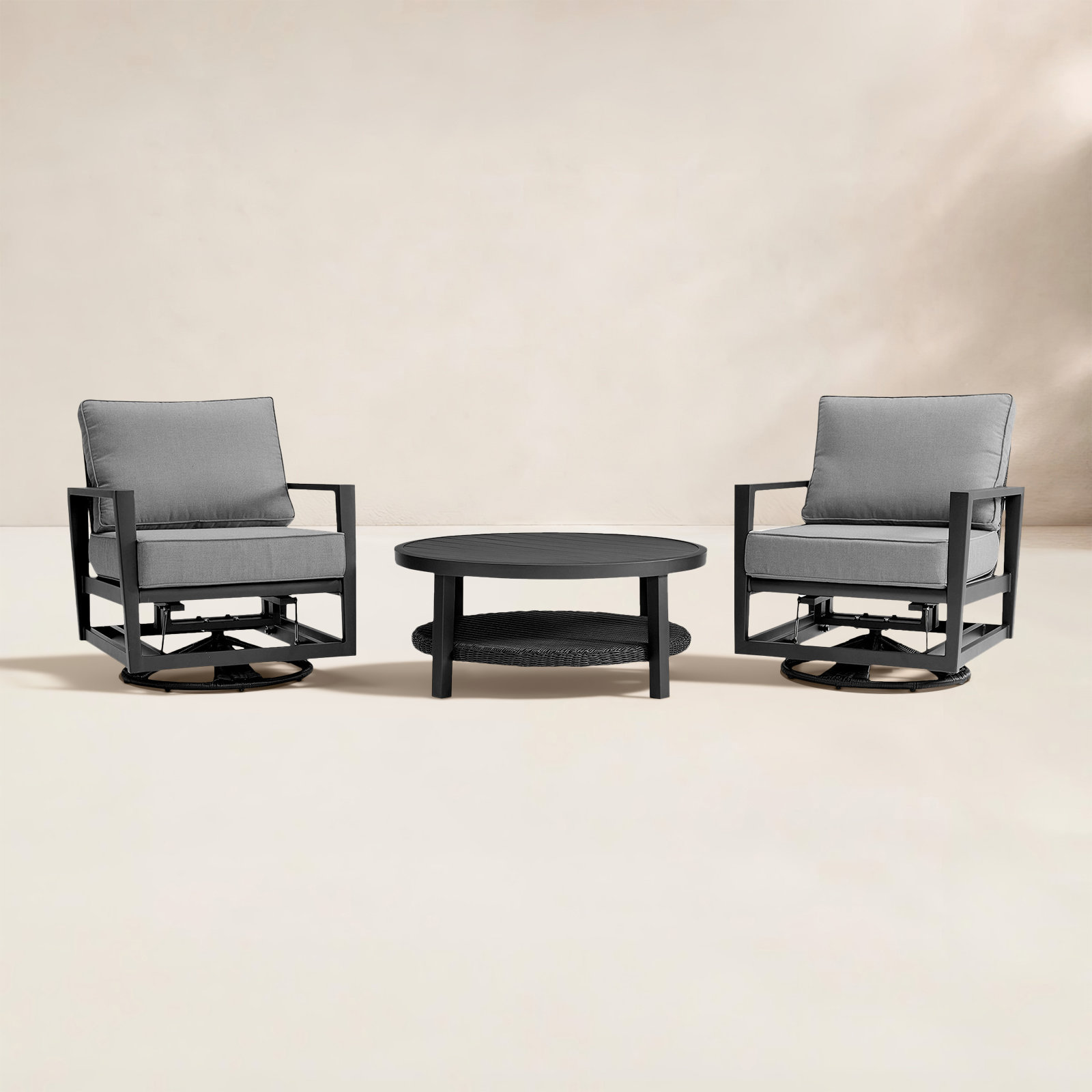 Gerri 2 - Person Patio Conversation Set with Cushions