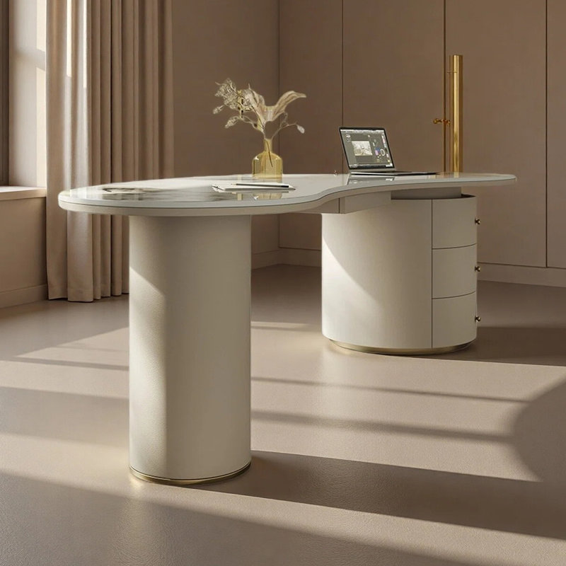 Tokarz Writing Desk, 29.53" H x 55.12" W x 27.56" D