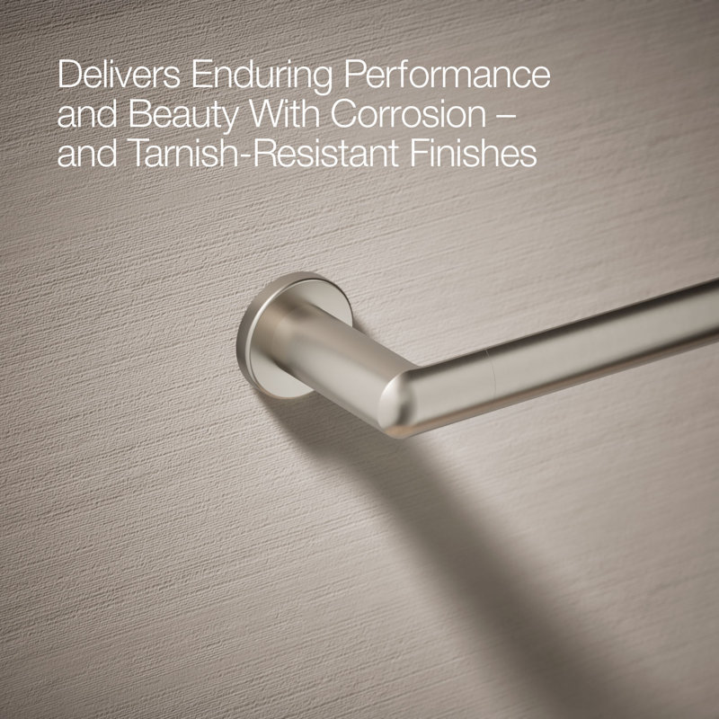 Components Towel Bar, Vibrant Brushed Nickel, 1.75" H x 3" L x 19.75" D