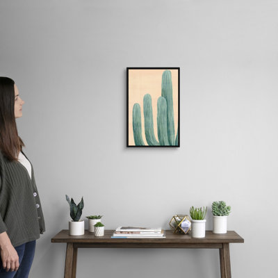 «Dusty Cacti I», reproduction d'art sur toile