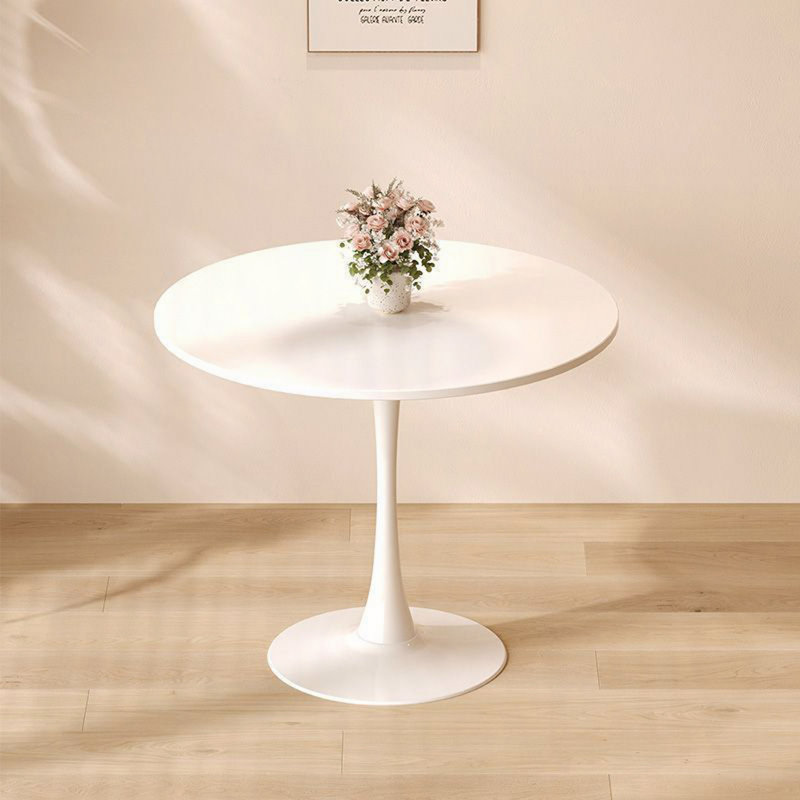 Table de salle à manger ronde moderne, meubles de salle à manger ∅ 31,5 po, table basse, table de loisirs, table de salon, table de salle à manger ovale