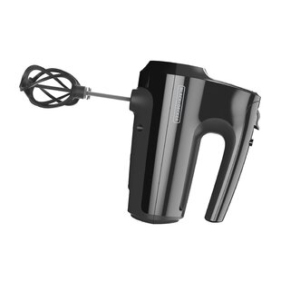 BLACK & DECKER PowerPro 250-Watt Hand Mixer, 5 Speeds, Comfort-Grip  Handle, Spatula Attachment