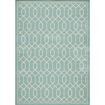 Tapis bleu sarcelle Annie-Jane Chendler