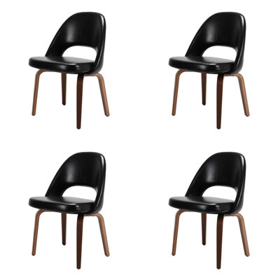 Chaise d'appoint en cuir Janyne