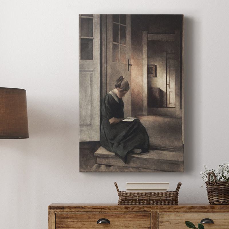 Reproduction de portrait rétro XXIV - galerie Cavas, H 60 po x l 40 po
