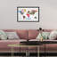 Hipster Mapa Mundi - impression sur toile tendue-67049762-67049763