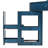 Corner Makeup Vanity With Stool And Outlets(No Mirror)-240900112