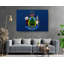 Maine State Flag USA Flags Edition, impression sur toile, décoration murale-1332429121