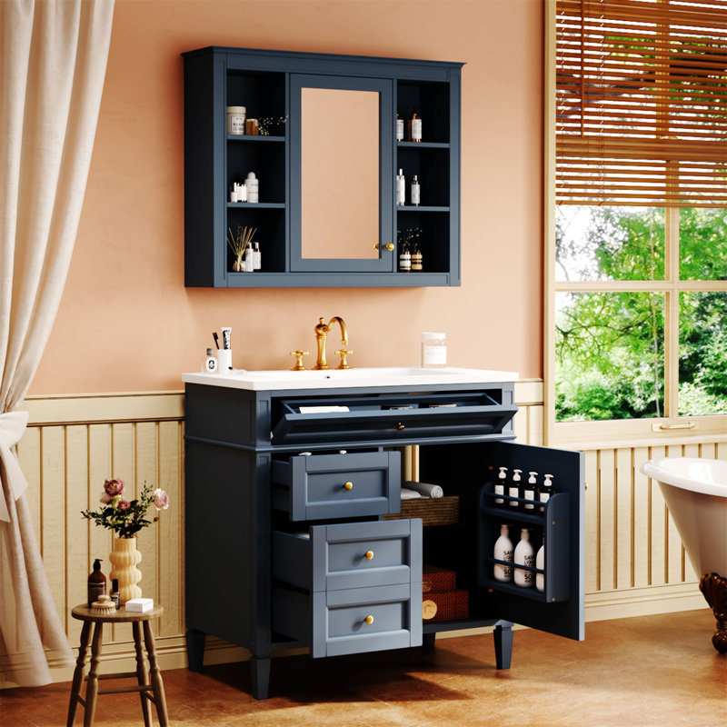 Meuble-lavabo 36 po avec armoire à pharmacie