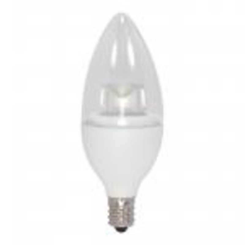 Single 4.5 Watt Dimmable B11 Shaped Candelabra (E12) Base LED Bulb