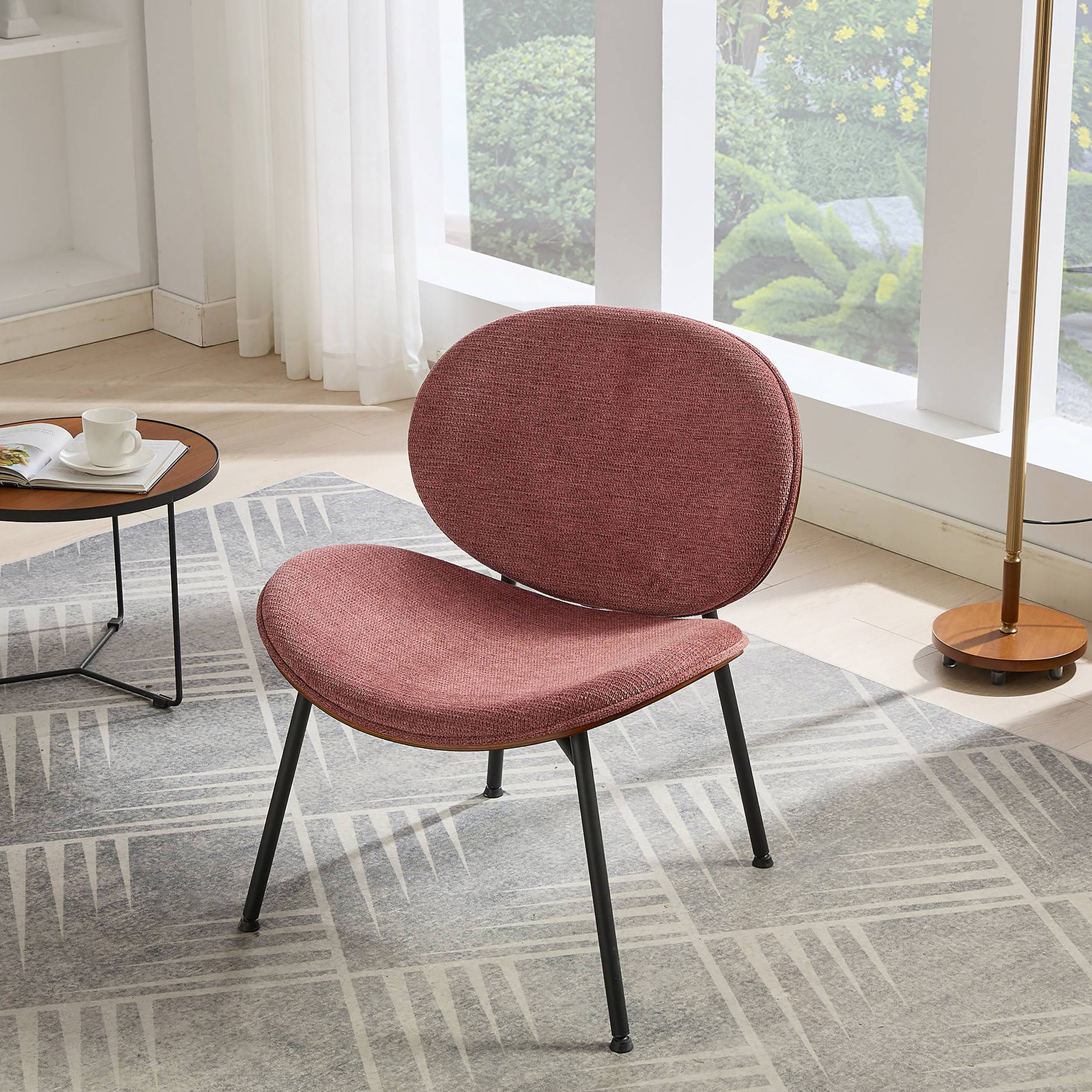 Wrought Studio™ Mid-Century Modern Chair With Comfortable Backrest And ...