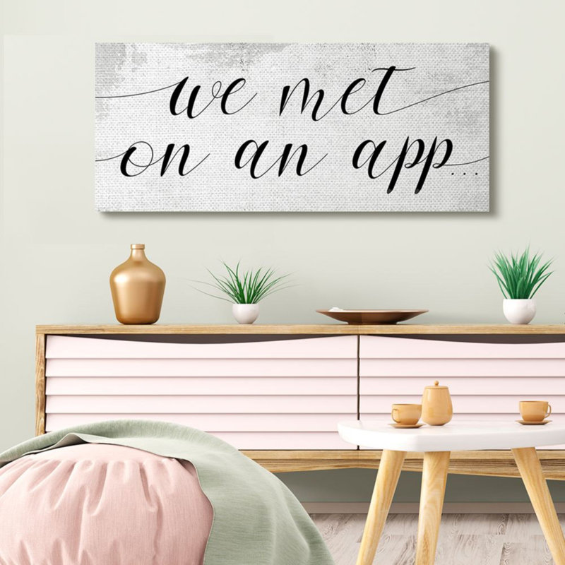 Motivational Quote Wrapped Canvas Wall Art, 17" x 40"