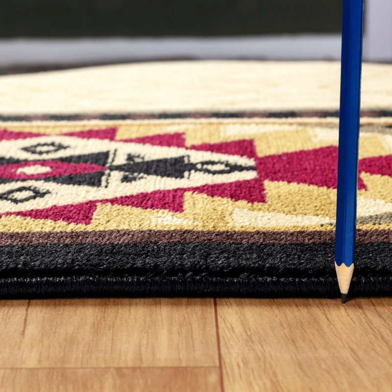 Tapis décoratif rectangulaire pour la maison et le bureau, Tapis de couloir 2 pi 7 po x 7 pi 3 po