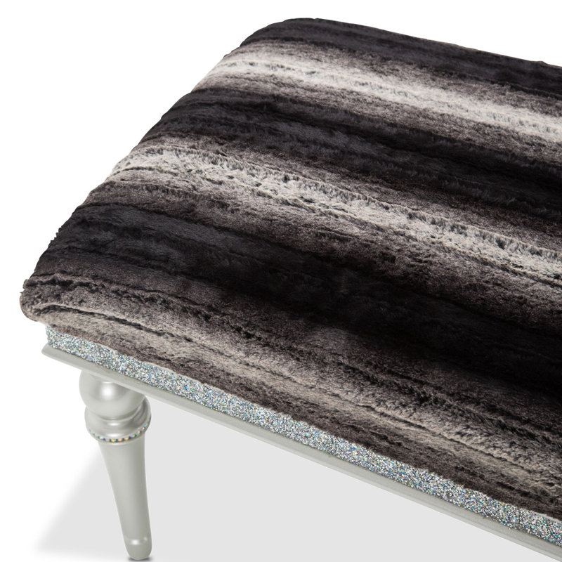 Melrose Plaza Upholstered Bench