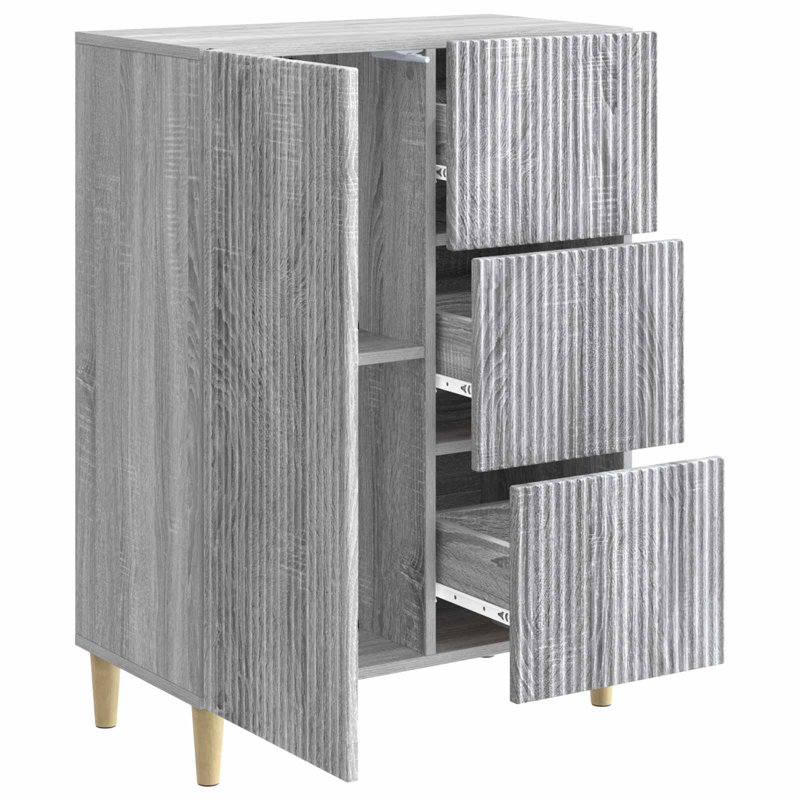 66cm Sideboard, Grey Sonoma