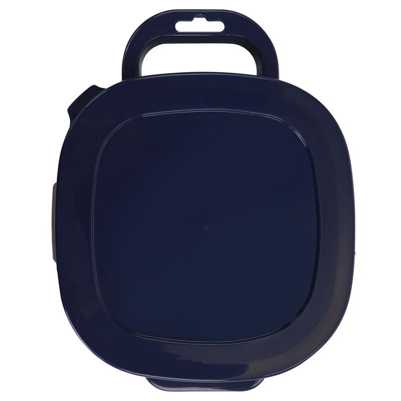 Oster Flat Bluemarine 3 Piece Grater And Container Set In Navy