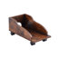 Bureau d'ordinateur en bois massif D&N avec rangement et fonctionnalité