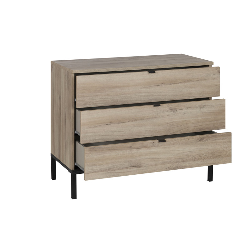 Weatherholt 95 cm W Chest of 3 Drawers