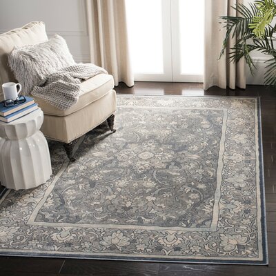 Crestshire Oriental Gray/Beige Area Rug -  Darby Home Co, DRBC5007 32410213