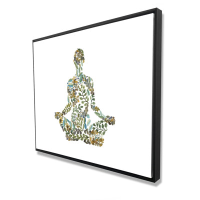 Zen Attitude - Loisirs toile verte encadrée décor à la maison