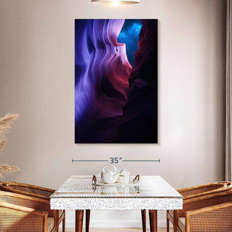Alvord Antelope Canyon sous les étoiles, H 51 po x l 34 po