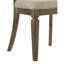 Chaise d'appoint en tissu (ensemble de 2)