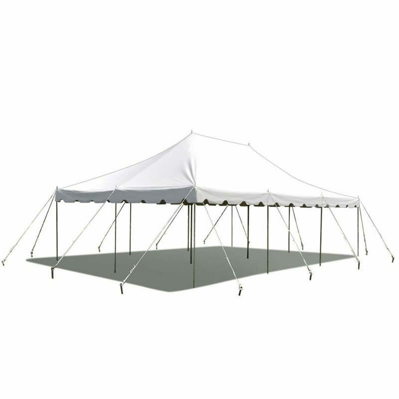 Large White Waterproof PVC Outdoor Party Tent with Sidewalls