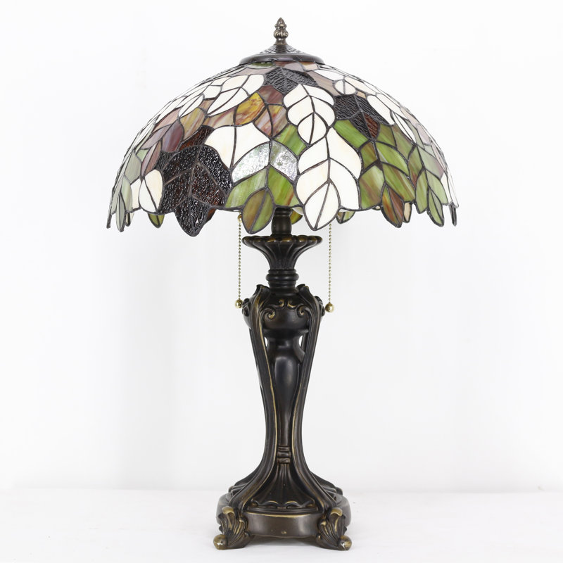 Lampe de table en vitrail Tiffany