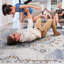 Tapis 6 x 9 tissé à la machine, médaillon crème / doré captivant, ne perd pas ses poils, teint, convient à un tapis de bureau de chambre à coucher, style, convient à la maison