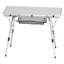 Couche de maille pliante en aluminium pour table de camping