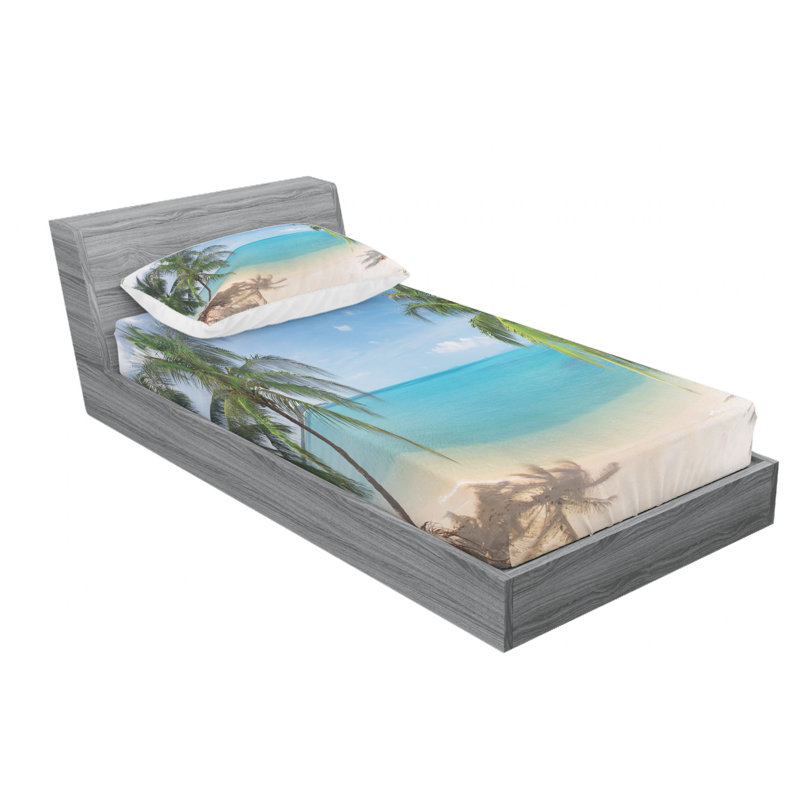 Microfiber Sheet Set, Twin Sheet Set with Fitted Sheet