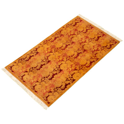 Tapis décoratif en laine noué à la main de conception unique noué à la main New Age de style persan 18/20 de 3 pi x 5 pi 2 po