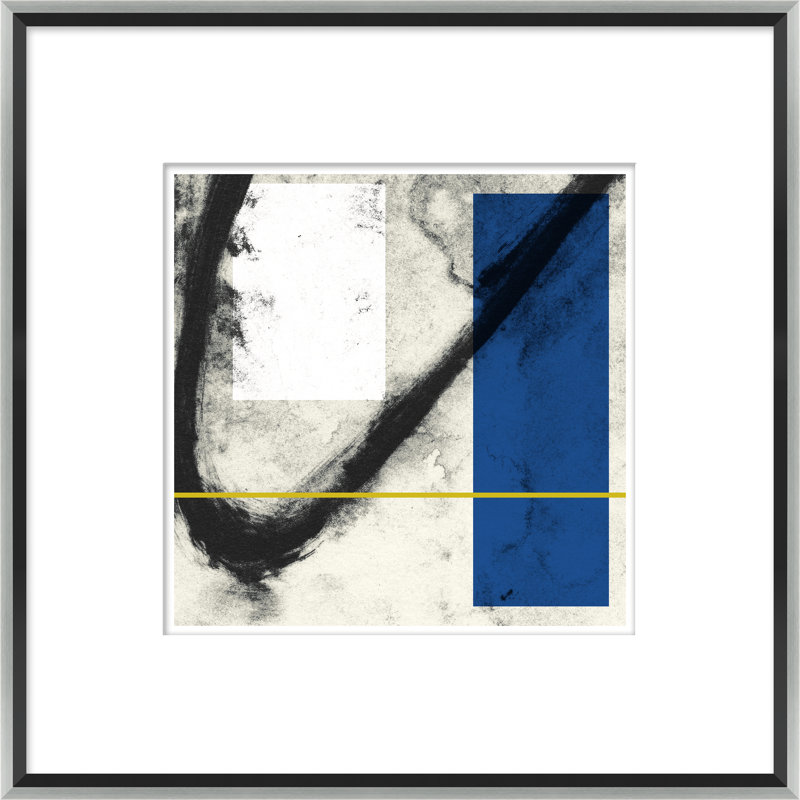 «Solution to the problème 3» - Peinture sur papier encadrée