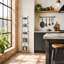 Classic Series 5-Tier Cookware Stand Hammered Steel (Unassembled)