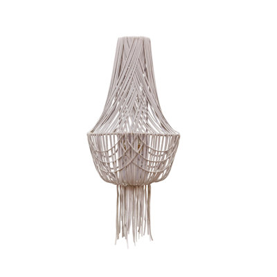 Leather Fringe Wall Sconce