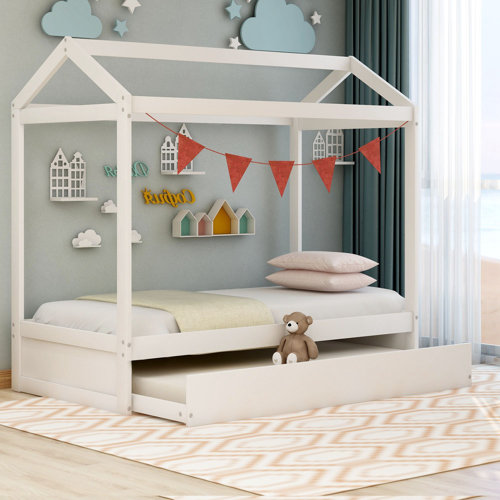 Harper Orchard Macek Canopy Bed | Wayfair