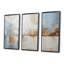 Tachisme gris et bleu - art mural tachisme-147716191-147716188