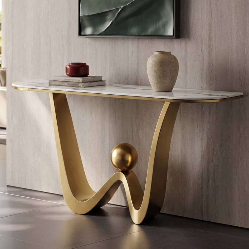 Console Modern Luxury, H 33,5 po x l 39,4 po x P 13,8 po