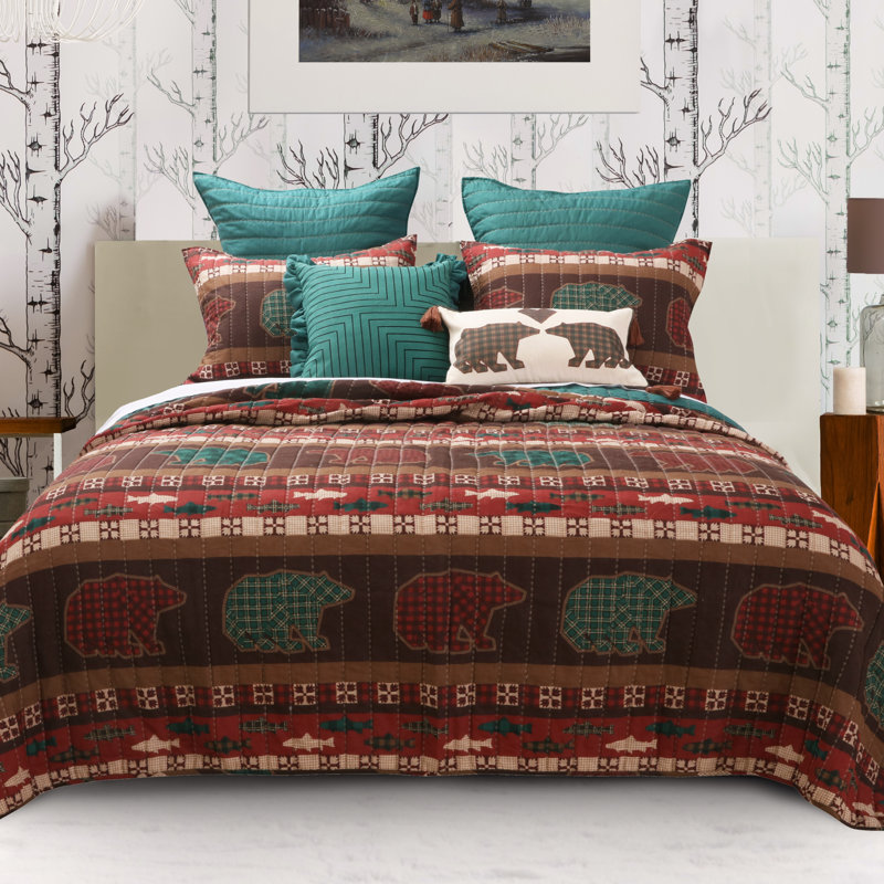 Canyon Creek Rustic Quilt Set, Twin/Twin XL Quilt + 1 Sham