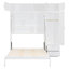 Grand lit escamotable mural en MDF peu encombrant avec un style moderne pour la maison