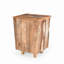 Table de bout en bois recyclé