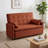 Modern style sofa bed futon with storage pockets and tufted upholstered backrest for bedroom living room lounge mall apartment-1991956426