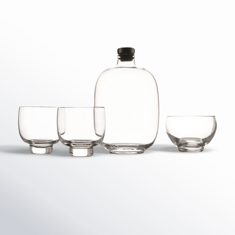 Malt 4 - Piece Whiskey Decanter Set