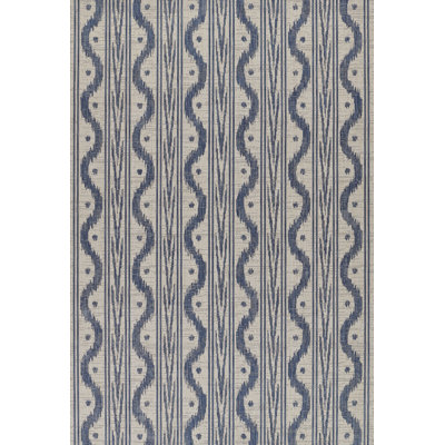 Karini Blue White Ikat Outdoor Rug
