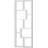 Asymmetrical Display Shelf & Bookcase, 5-Tier, White-28670474