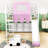 Artia Playful Loft Bed With Slide, Staircase-1301877095-1301877089