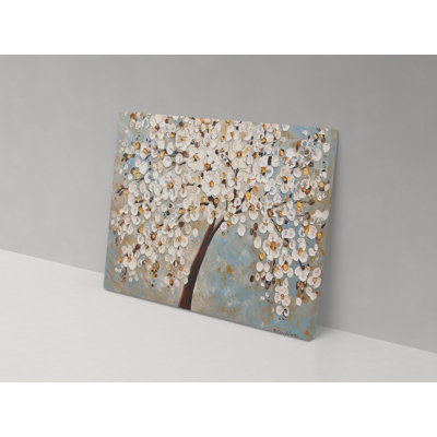 Acrylic Blossom - Wrapped Canvas Print