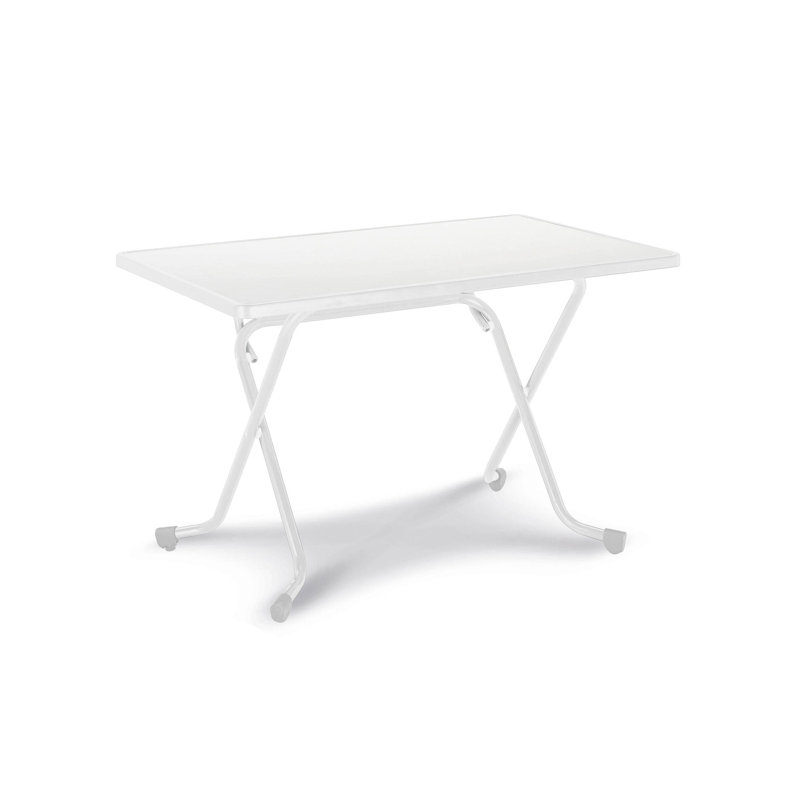 Madrid Folding Table Rectangular 110X70 Cm, White