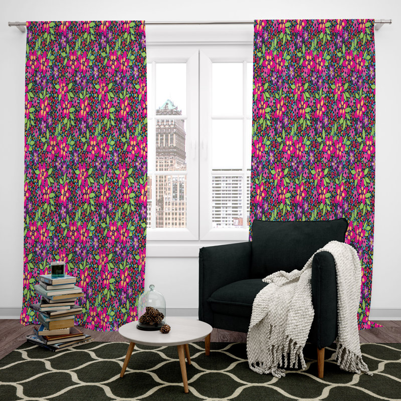 Rideau en polyester Pellervo, L 20 po x L 61 po
